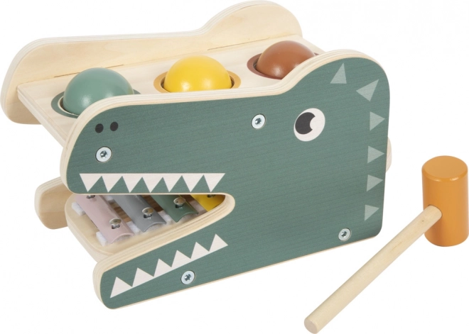 Petit Pied Xylophone et Jeu de Martelage 2 en 1 « Safari »