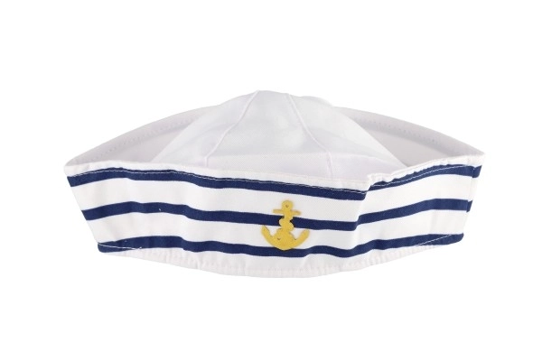 casquette en tissu marin diamètre 27cm en sachet carnaval