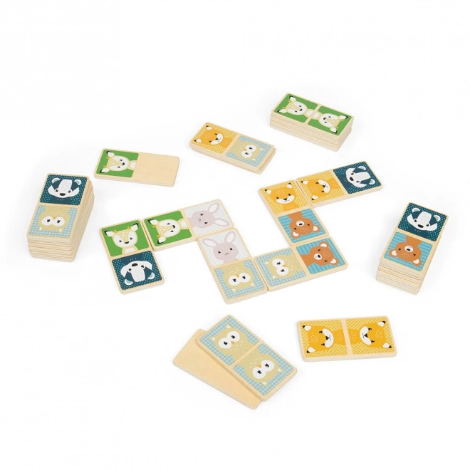 Dominos en bois Animaux de la Forêt