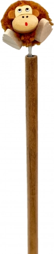 Crayon avec pompon singe 2Kids Toys