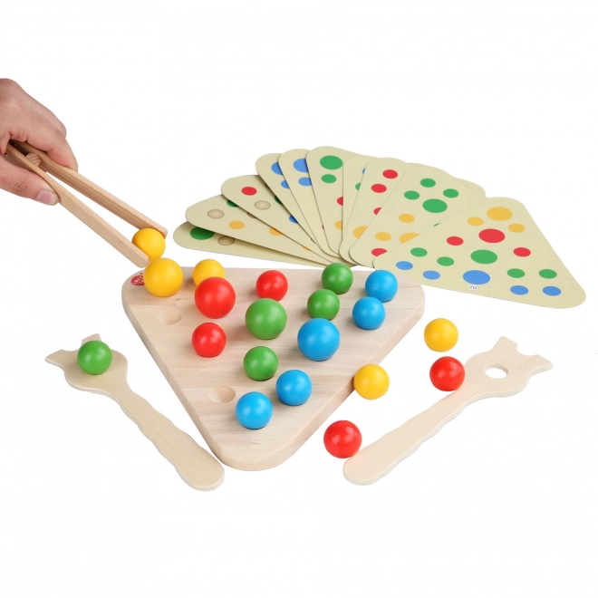 Lucy & Leo Triangle magique 2en1 - jeu en bois avec modèles