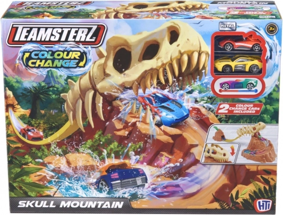 Set de jeu Teamsterz avec petites voitures changeant de couleur