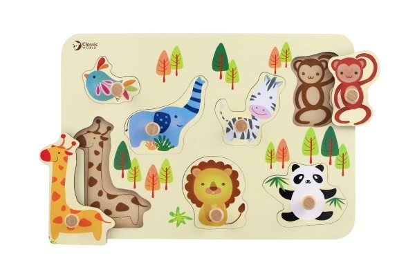 Puzzle en bois - zoo