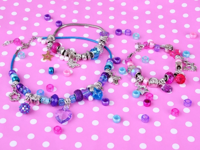 Kit pour la fabrication de bracelets avec breloques et perles