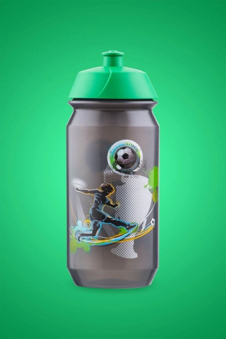 Bouteille d'eau avec motif de football