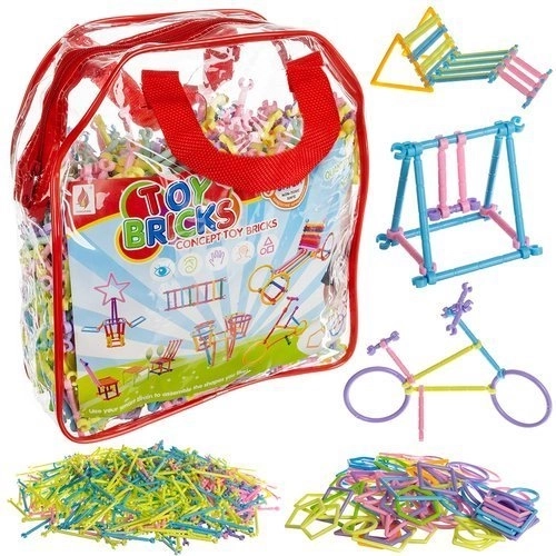 Kit de construction en paillettes avec connecteurs 1000 pcs