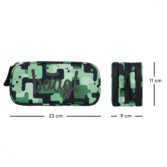 BAAGL 3 SET Coolmate Green: sac à dos, trousse, sac