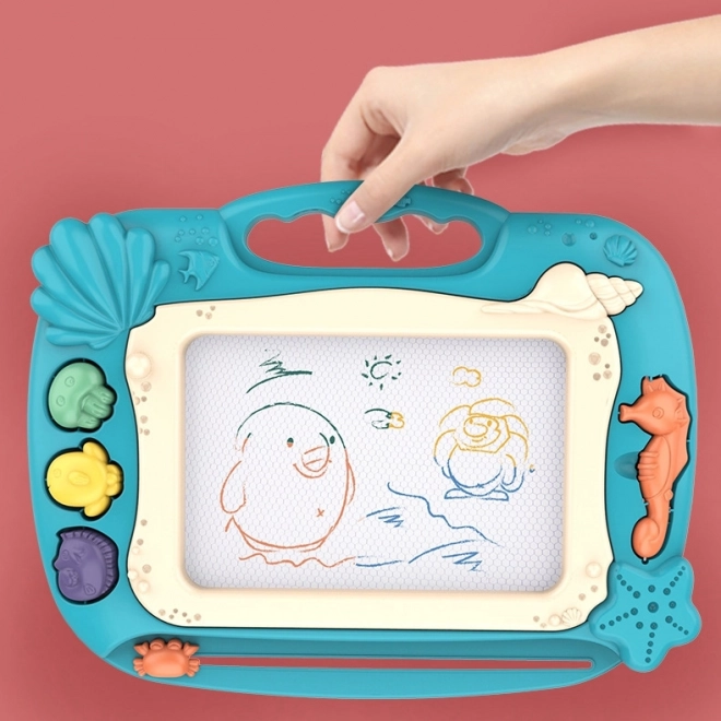 Woopie tableau magnétique avec motif océan - vert