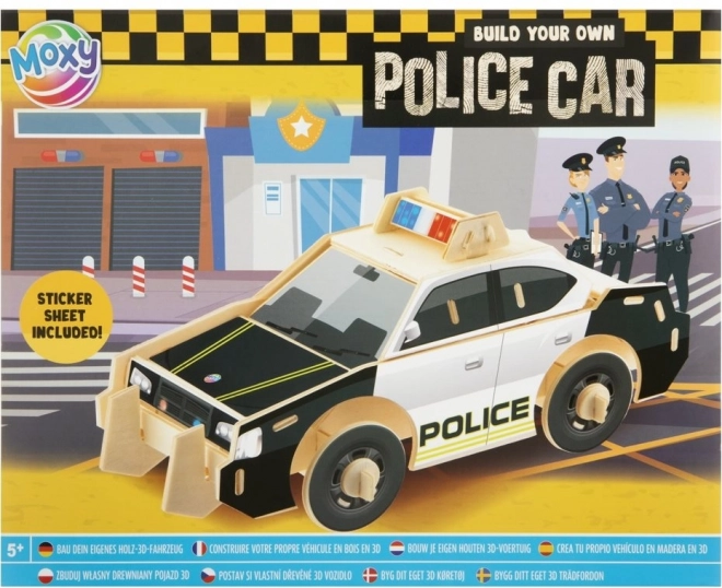 Puzzle 3D voiture de police MOXY
