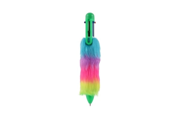 Stylo en peluche coloré avec pompons Teddies