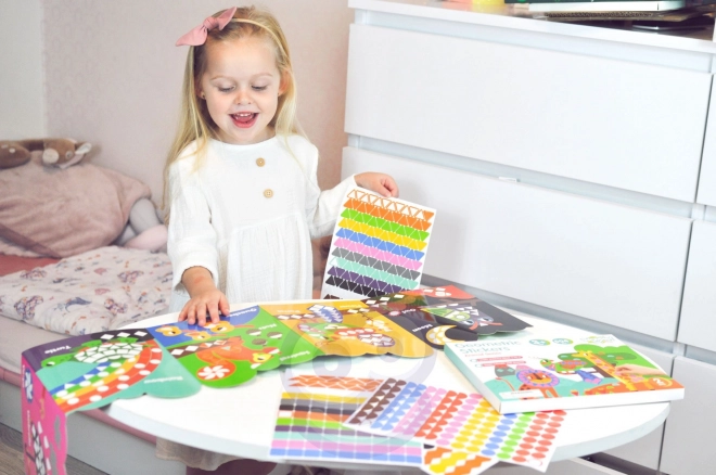 Autocollants géométriques animaux Woopie pour un apprentissage créatif