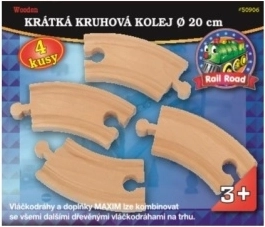 Maxim rails circulaires courts – set de 4 pcs