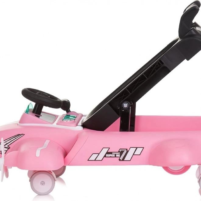 Trotteur 3en1 Avion Rose