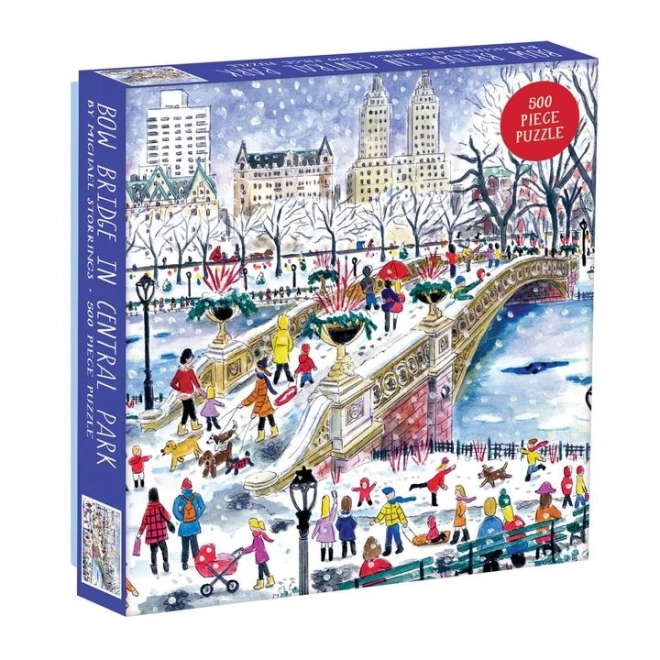 Puzzle carré Bow Bridge à Central Park 500 pièces
