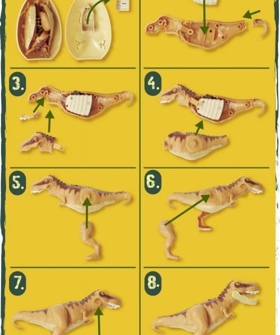 Figurine de dinosaure lumineuse dans un œuf