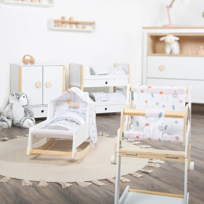 Petite Chaise Haute Multi-fonctions pour Poupées Little Button