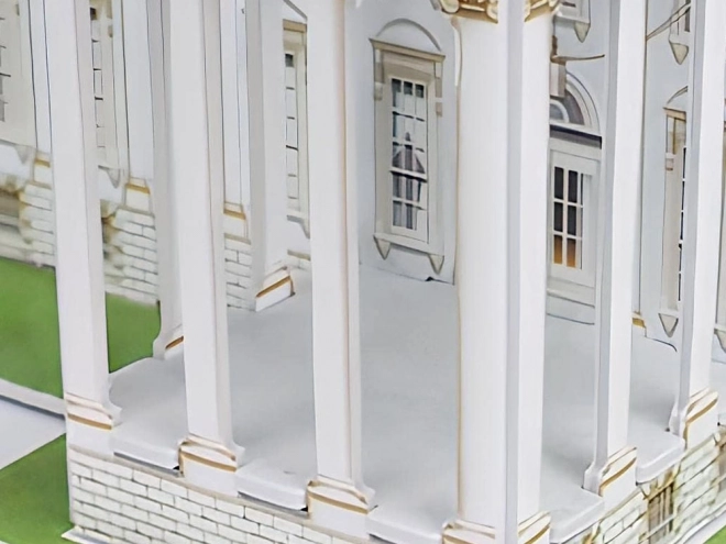 Puzzle 3D en relief du BÂTIMENT DE LA MAISON BLANCHE ZA2529