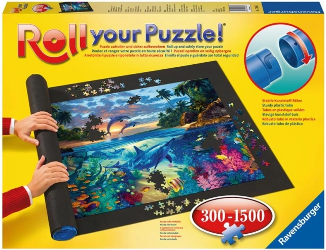 Ravensburger tapis enroulable pour puzzle 300–1500 pièces (110 × 66 cm)