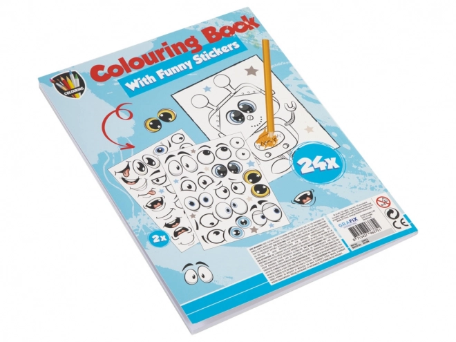 Livret de coloriage avec autocollants