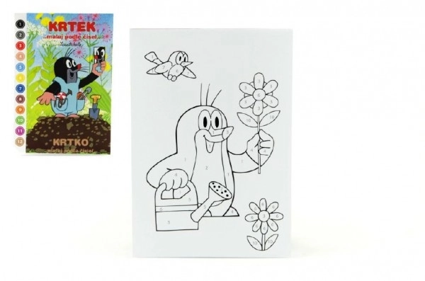 Livre de coloriage par numéros - Petite Taupe A5