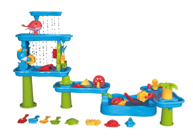 Grand parc aquatique interactif Moules de Table en Sable Moulins