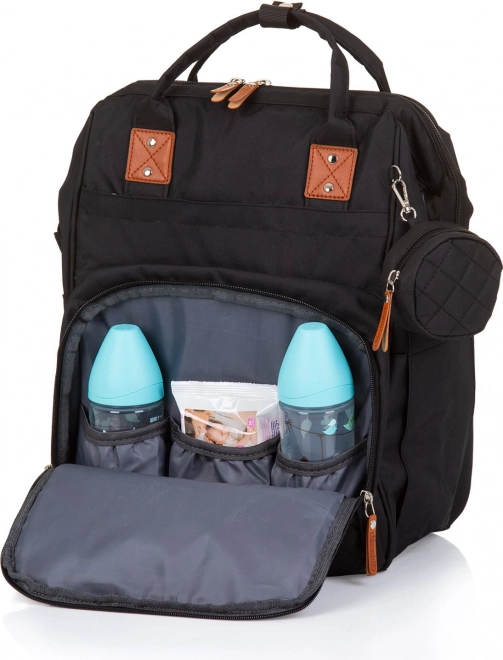 CHIPOLINO Sac à langer, sac à dos Obsidian