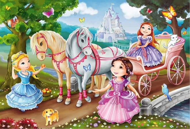 SCHMIDT Puzzle Princesses de conte de fées 3x24 pièces