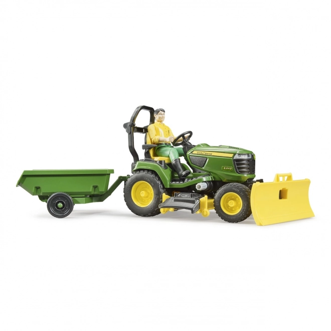 Tracteur de jardin Bruder John Deere X949 avec jardinier