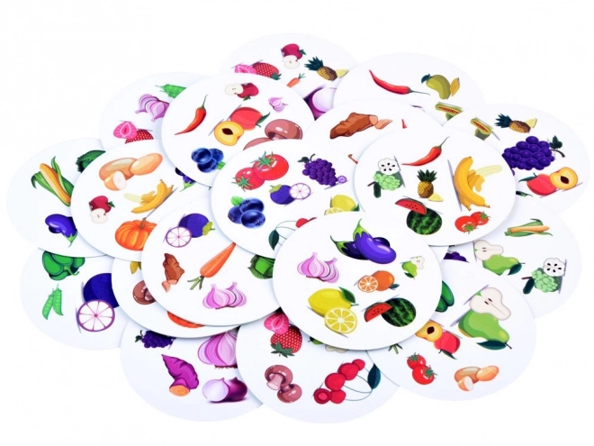 Jeu de Réflexion Trouve la Paire Fruits Légumes ZA3293