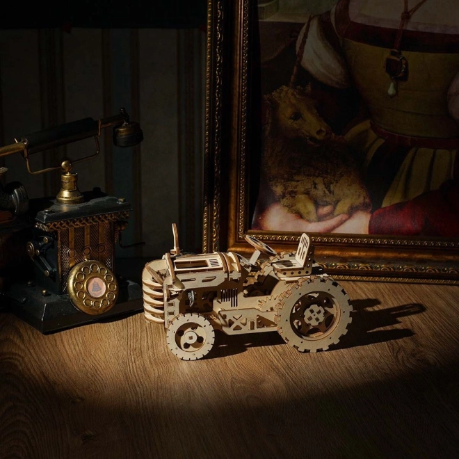 Puzzle mécanique en bois 3D RoboTime Tracteur