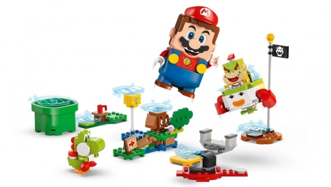 Aventure avec une figurine LEGO Super Mario interactive