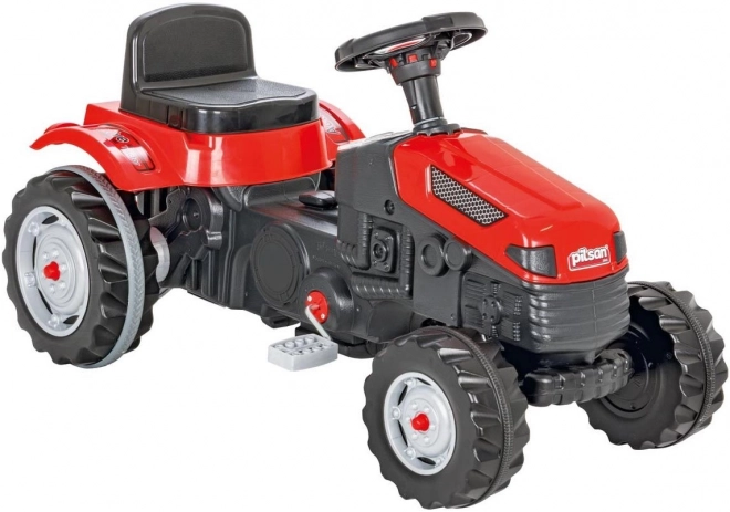 Tracteur à pédales rouge