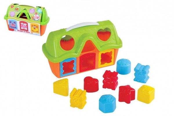 Grange à encastrer avec formes 10 pcs plastique 25x17x11 cm 12m+