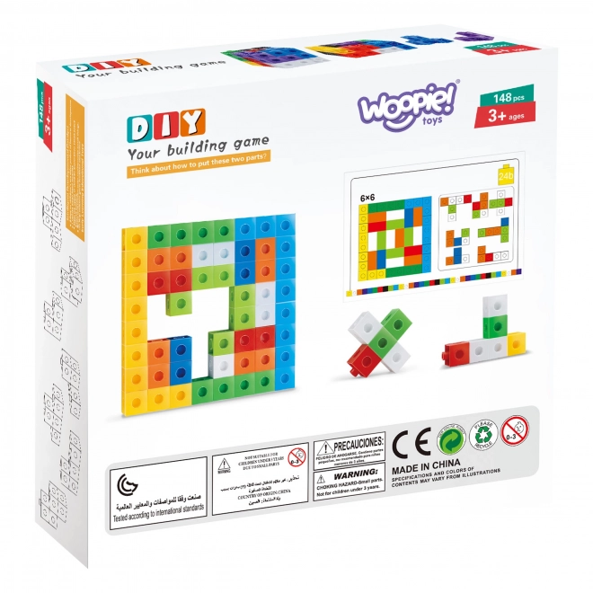 Woopie ensemble de construction mathématique avec blocs et motifs 148 pièces