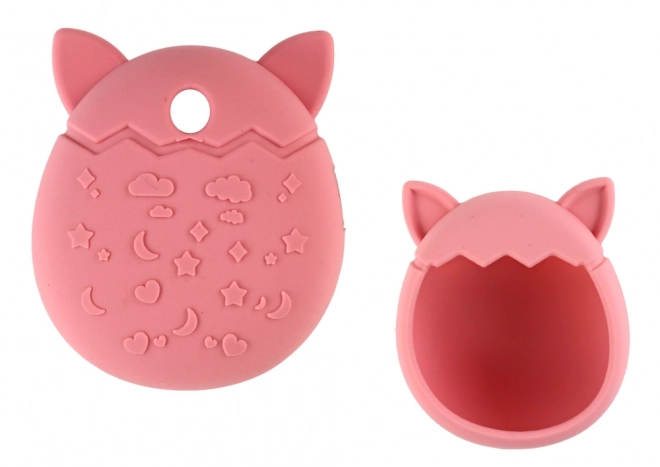 Étui en Silicone Rose Poudré pour Tamagotchi