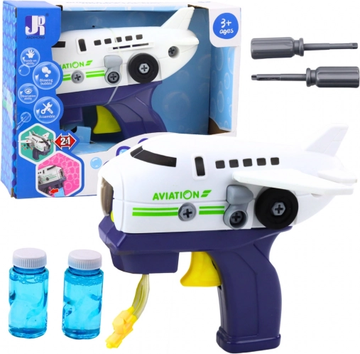 Pistolet à bulles de savon Avion avec montage
