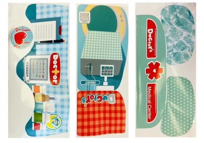 Ensemble médical dans une valise roulante