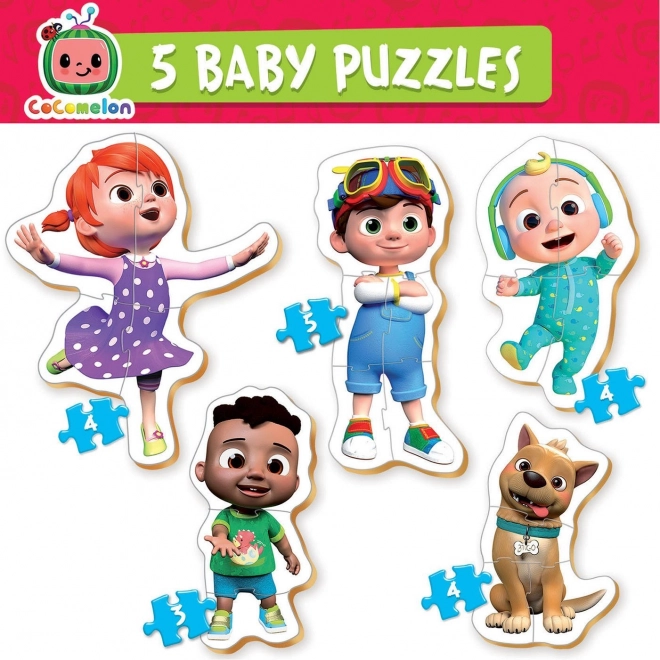 EDUCA Baby puzzle Cocomelon 5v1 (3-5 pièces)