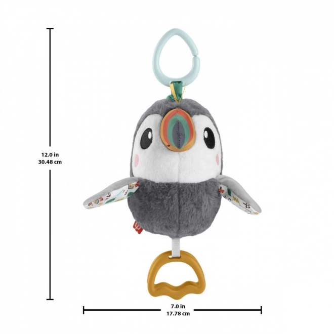 Pendentif avec toucan flottant
