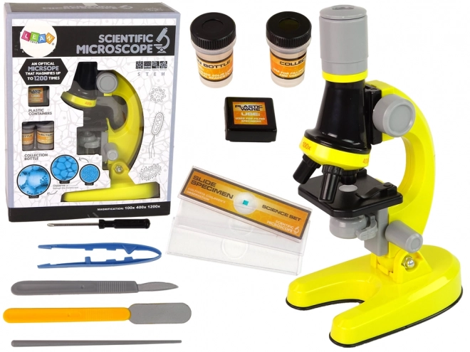 Microscope éducatif pour enfants jaune