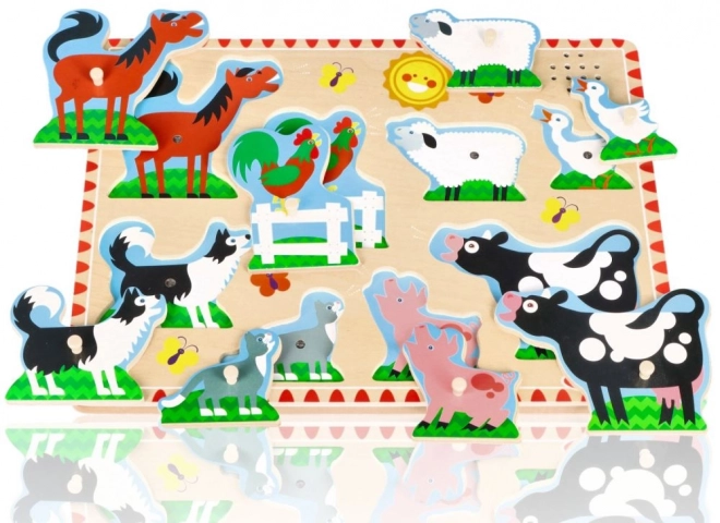 Puzzle sonore - Animaux de la ferme