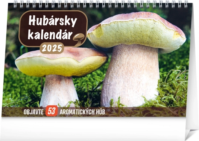 Calendrier de Table Mycologique NOTIQUE 2025, 23,1 x 14,5 cm