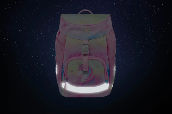 ENSEMBLE BAAGL 3 Airy Rainbow Unicorn : cartable, trousse, sac