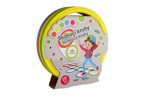 Cercles de saut colorés pour enfants et adultes
