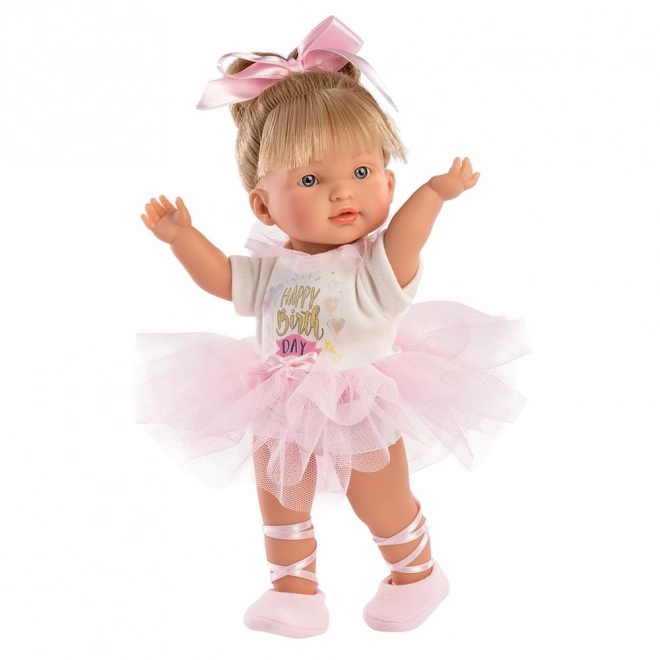 Llorens 28035 VALERIA - poupée réaliste avec corps en vinyle - 28 cm