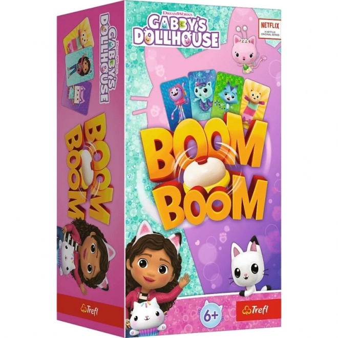 Jeu de société familial Trefl Boom Boom Maison de Chat Gabi