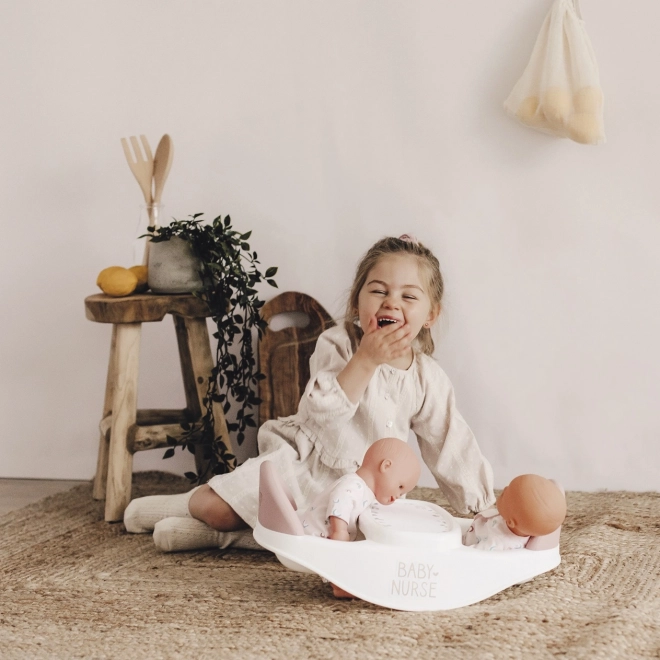 SMOBY Chaise haute pour jumeaux