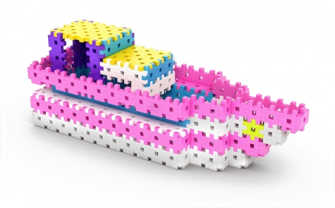 Jeu de construction Meli Basic Rose - 300 pièces