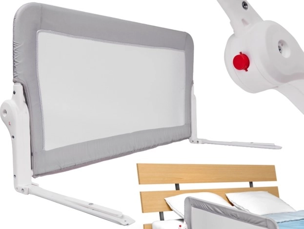 Barrière de protection pour lit pliante 200 cm grise
