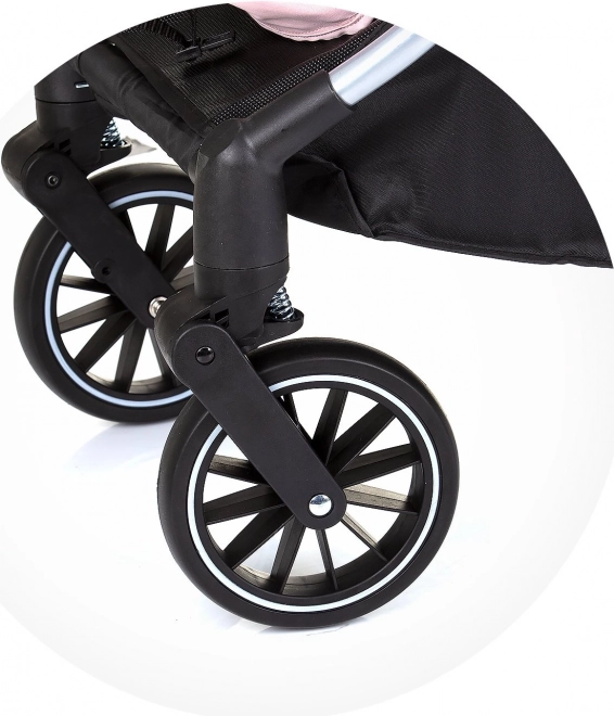 CHIPOLINO Poussette combinée Aura 2en1 Obsidian, Argent